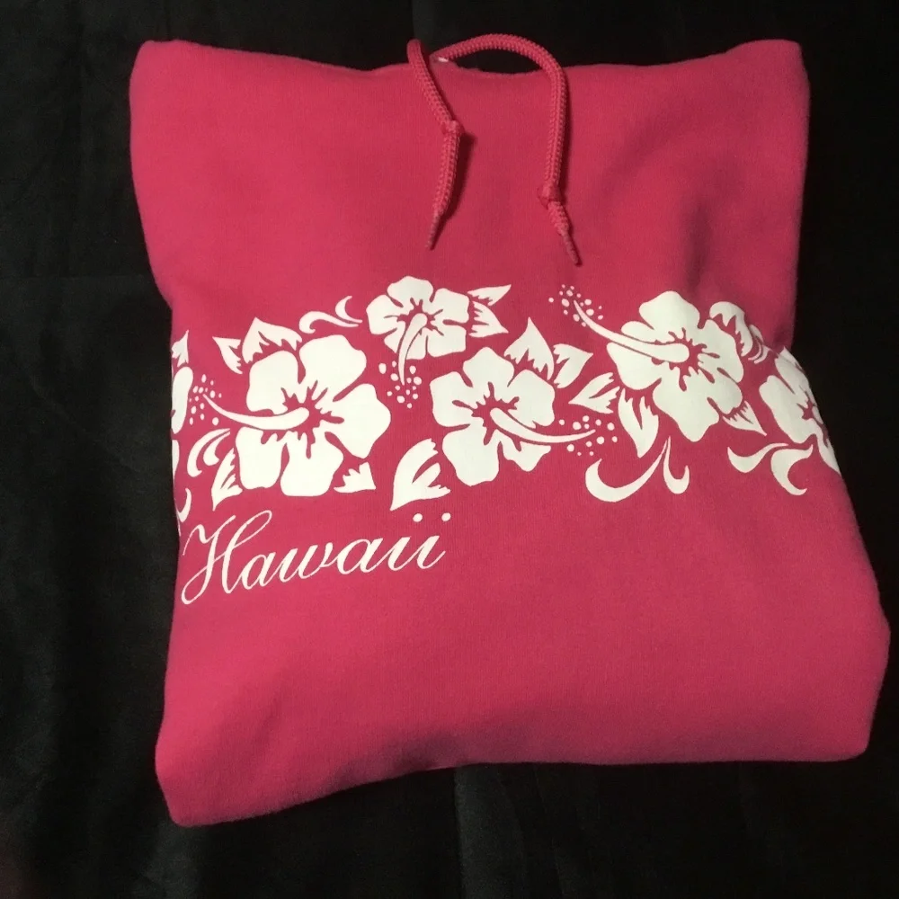 Pink Hawaii Women’s Large Hoodie (NEW) from Hawaii NICE! - Picture 11 of 14